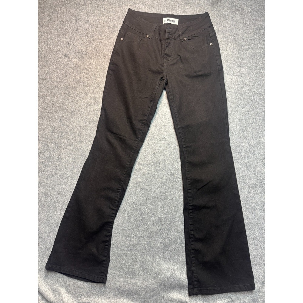 Disclosure Bootcut Jeans Women 7/28 Black Denim High Waist Classic Everyday Wear